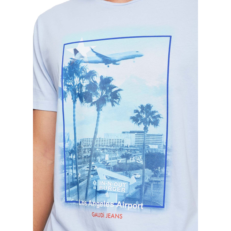 CAMISETA ESTAMPADA HOMBRE GAUDI