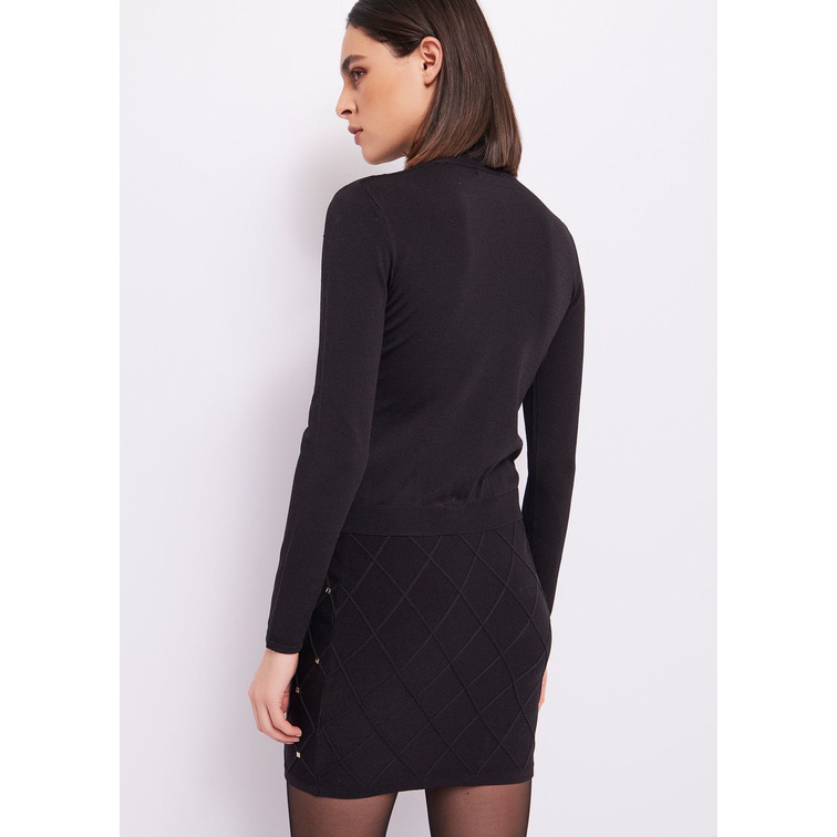 JERSEY DE CUELLO ALTO CON TACHUELAS MUJER GAUDI