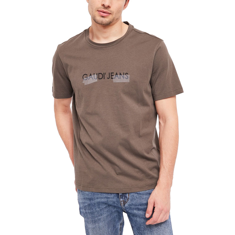 CAMISETA HOMBRE  GAUDI T-SHIRT GIROCOLLO MANICA CORTA