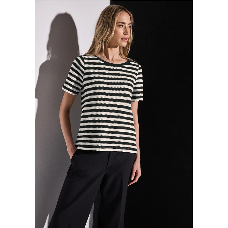 CAMISETA MUJER  STREET LTD QR SUMMER YDS STRIPE KNIT