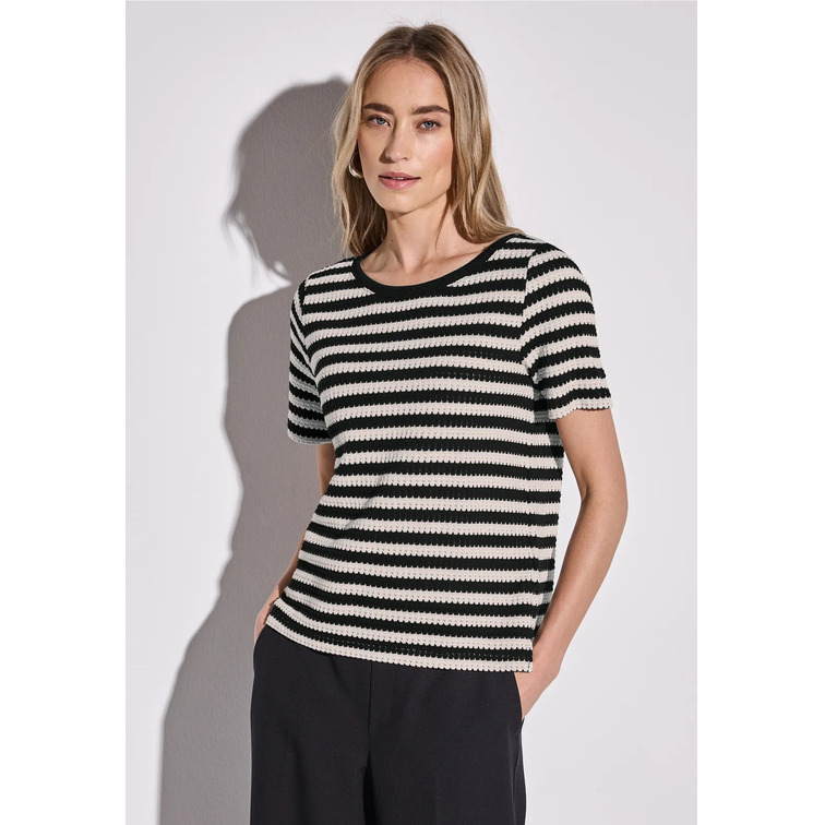 CAMISETA MUJER  STREET LTD QR SUMMER YDS STRIPE KNIT