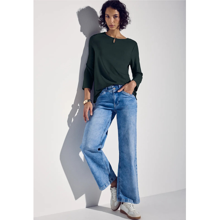CAMISETA DE JERSEY MUJER STREET ONE CON DETALLES