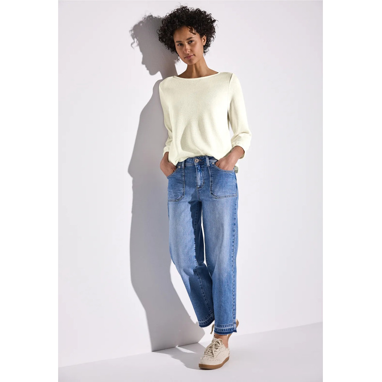 CAMISA MUJER  STREET KNIT LOOK SHIRT 3/4 SLEEVES