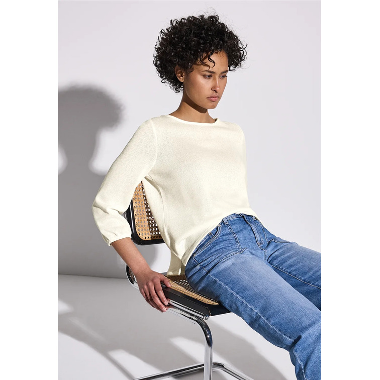 CAMISA MUJER  STREET KNIT LOOK SHIRT 3/4 SLEEVES
