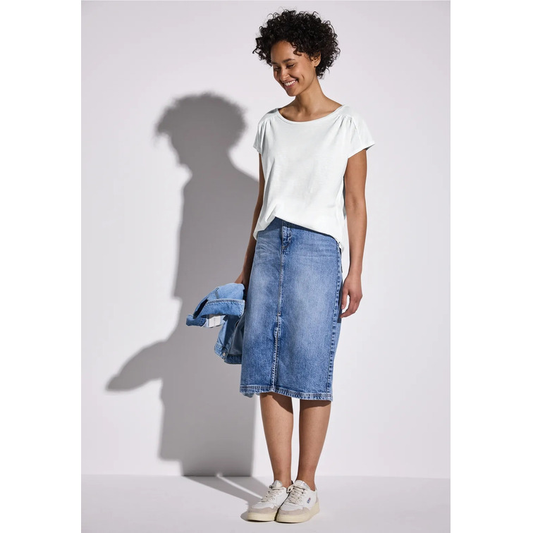 CAMISETA MUJER  STREET SHIRT W.GATHERING AT SHOULDER