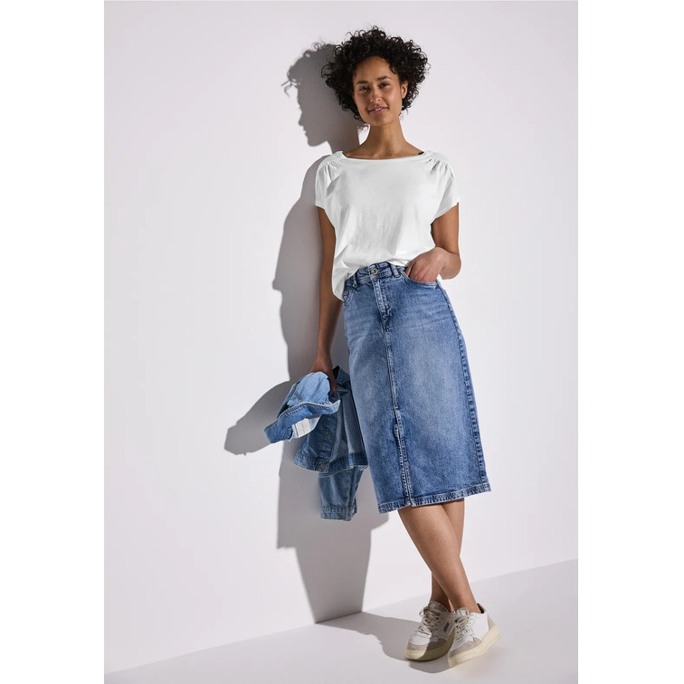 CAMISETA MUJER  STREET SHIRT W.GATHERING AT SHOULDER