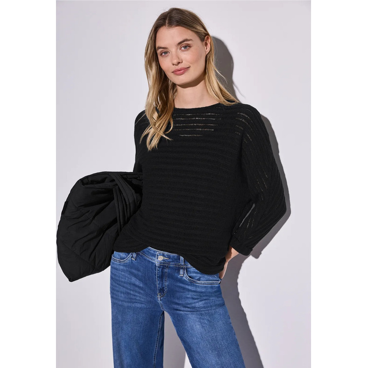 CAMISETA MUJER  STREET SUMMER KNIT LOOK STRUCTURE SHI
