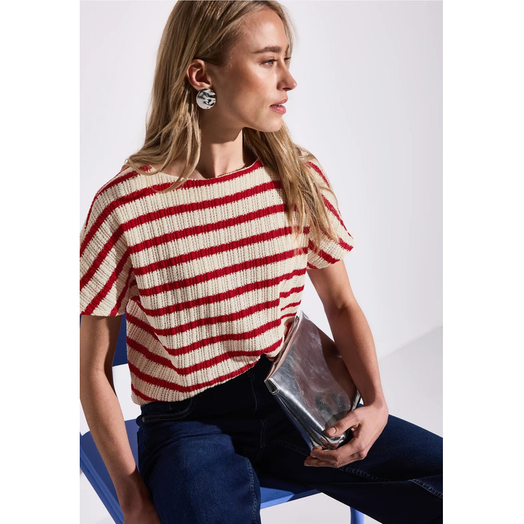 CAMISETA MUJER  STREET STRIPE STRUCTURE SHIRT