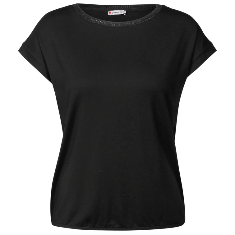 CAMISETA MUJER  STREET SHIRT W.DECO NECKLINE TAPE