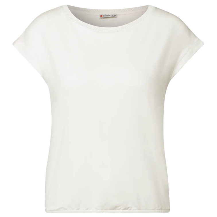 CAMISETA MUJER  STREET SHIRT W.DECO NECKLINE TAPE