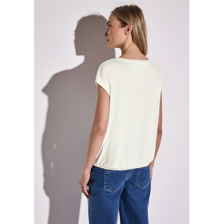 CAMISETA MUJER  STREET SHIRT W.DECO NECKLINE TAPE