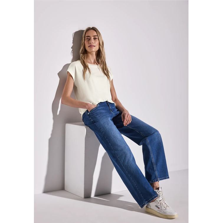 CAMISETA MUJER  STREET SHIRT W.DECO NECKLINE TAPE