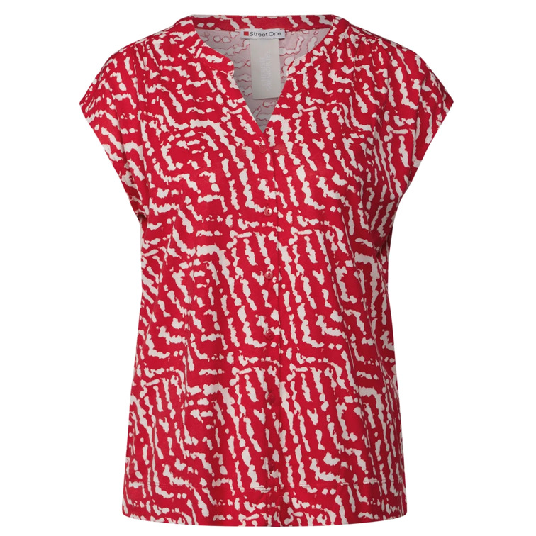 CAMISETA MUJER  STREET PRINTED SHIRT W.BUTTON PANEL