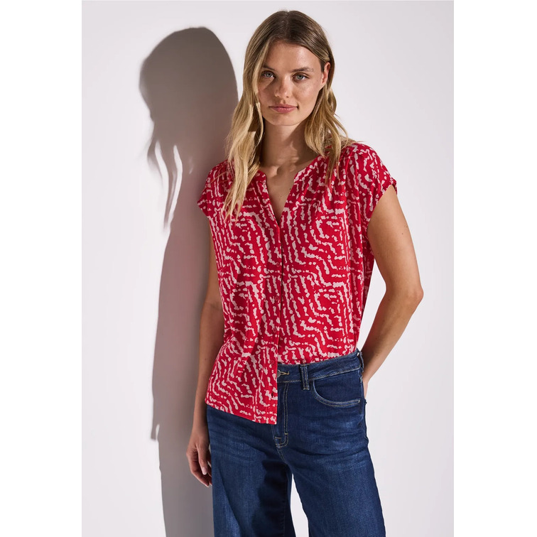 CAMISETA MUJER  STREET PRINTED SHIRT W.BUTTON PANEL