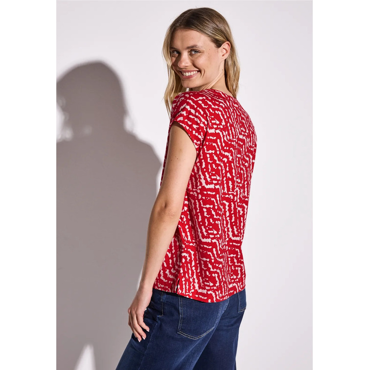 CAMISETA MUJER  STREET PRINTED SHIRT W.BUTTON PANEL