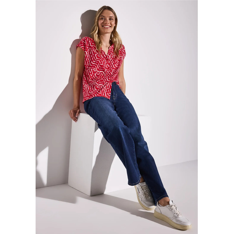 CAMISETA MUJER  STREET PRINTED SHIRT W.BUTTON PANEL