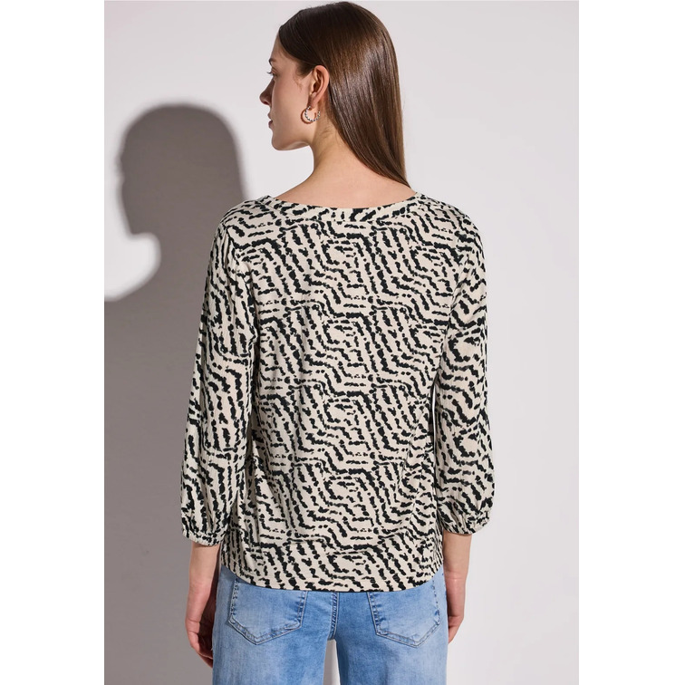 CAMISETA MUJER  STREET PRINTED MAT-MIX SHIRT W.BUTTON