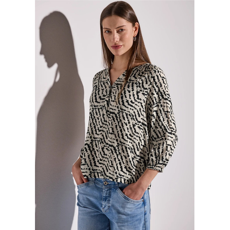 CAMISETA MUJER  STREET PRINTED MAT-MIX SHIRT W.BUTTON