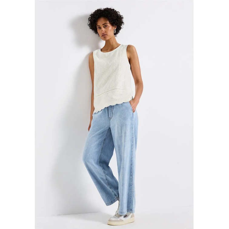 CAMISA MUJER  STREET EMBROIDERED MAT-MIX TOP