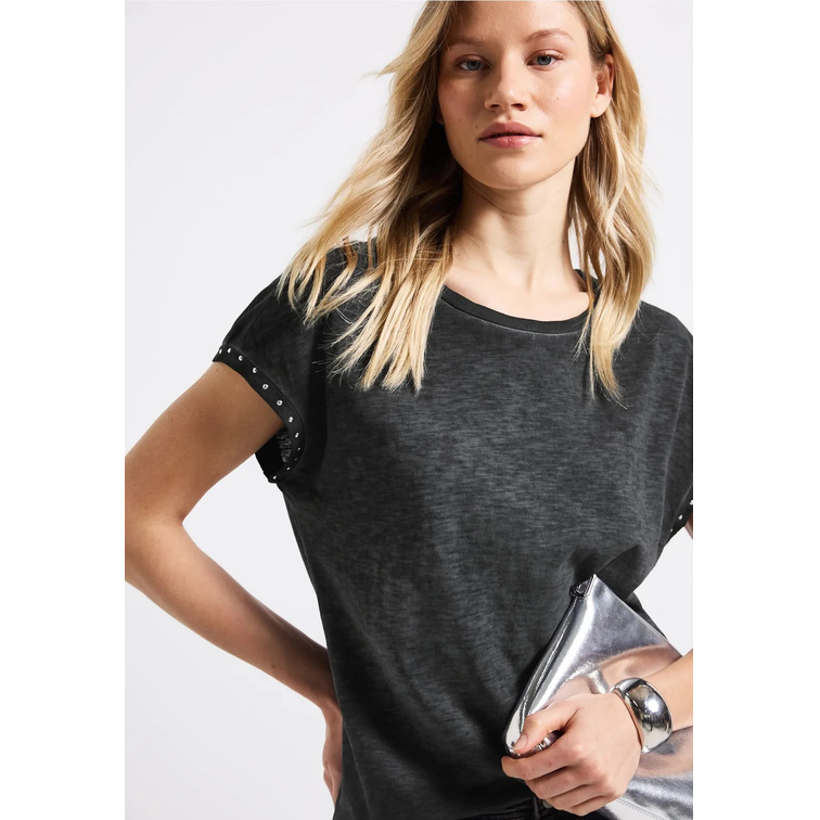 CAMISETA EFECTO DESGASTADO MUJER STREET ONE