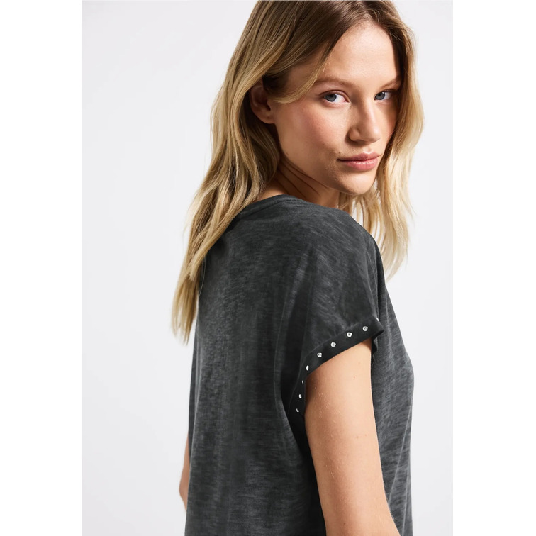 CAMISETA EFECTO DESGASTADO MUJER STREET ONE