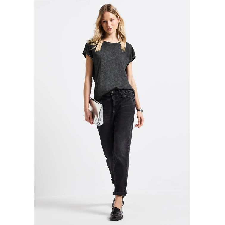 CAMISETA EFECTO DESGASTADO MUJER STREET ONE