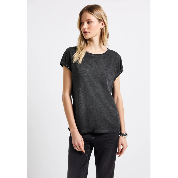 CAMISETA EFECTO DESGASTADO MUJER STREET ONE