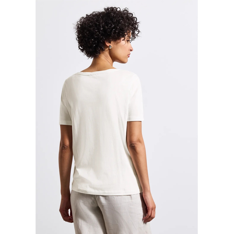 CAMISETA MUJER  STREET LADY PARTPRINT SHIRT