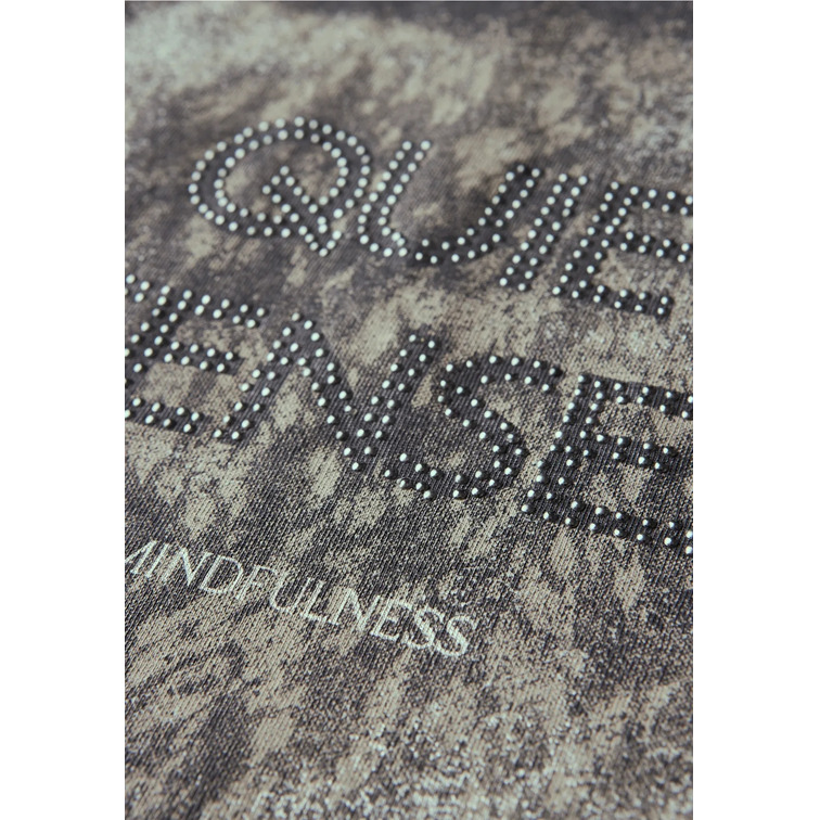 CAMISETA MUJER  STREET WASHED SHIRT W.STUD WORDING