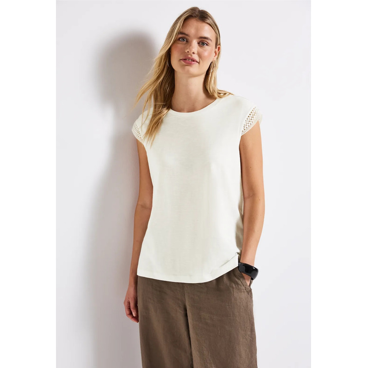 CAMISETA MUJER  STREET SHIRT W.CROCHET CUFFS