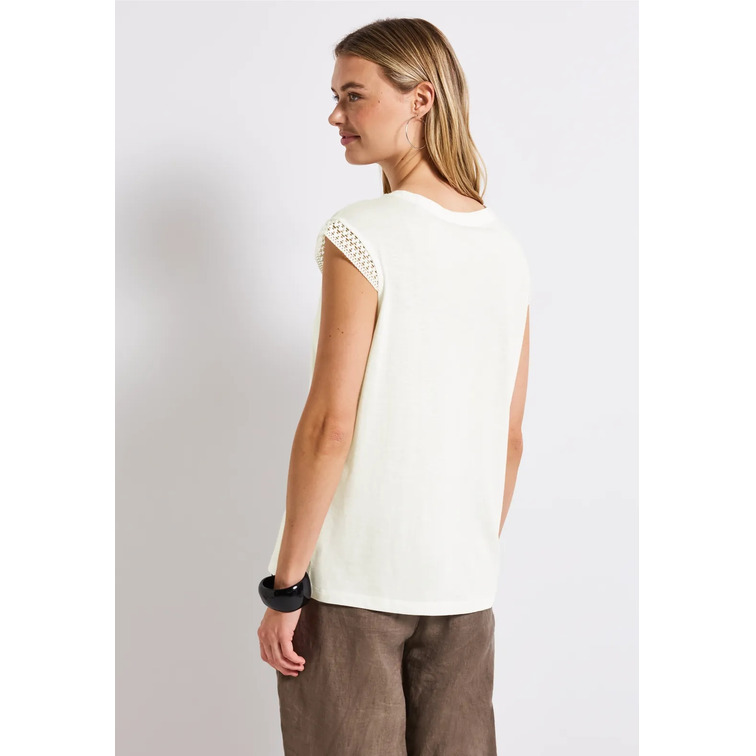 CAMISETA MUJER  STREET SHIRT W.CROCHET CUFFS
