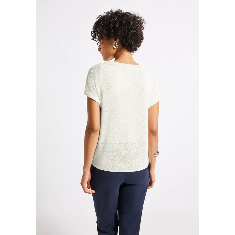 CAMISETA MUJER  STREET SUMMER KNIT LOOK SHIRT