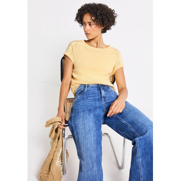 CAMISETA MUJER  STREET SUMMER KNIT LOOK SHIRT 16901