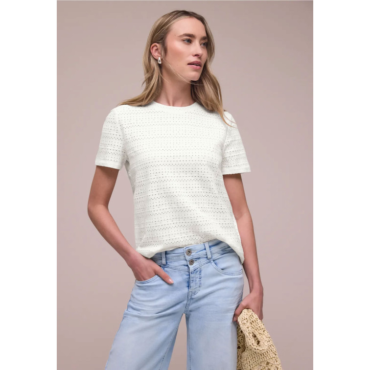 MUJER SOL_SUMMER LACE SHIRT 10108