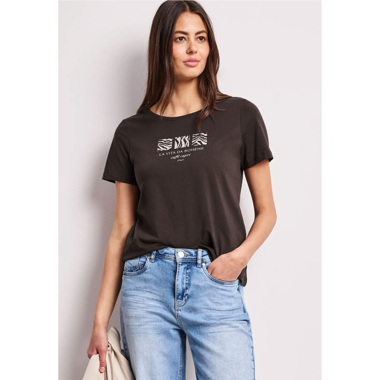 MUJER LTD QR BASIC PEARL PRINT SHIRT 27276