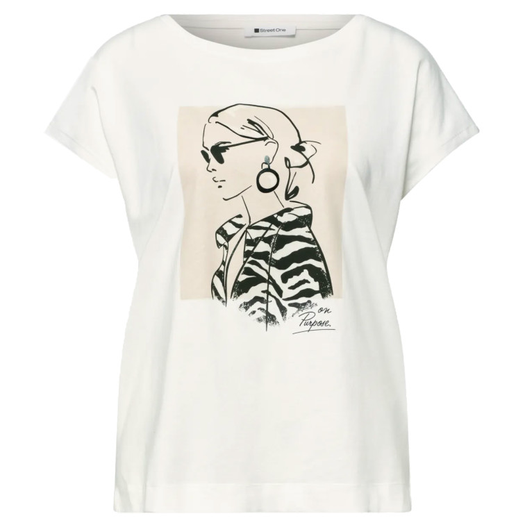MUJER LADY PRINT SHIRT 30108
