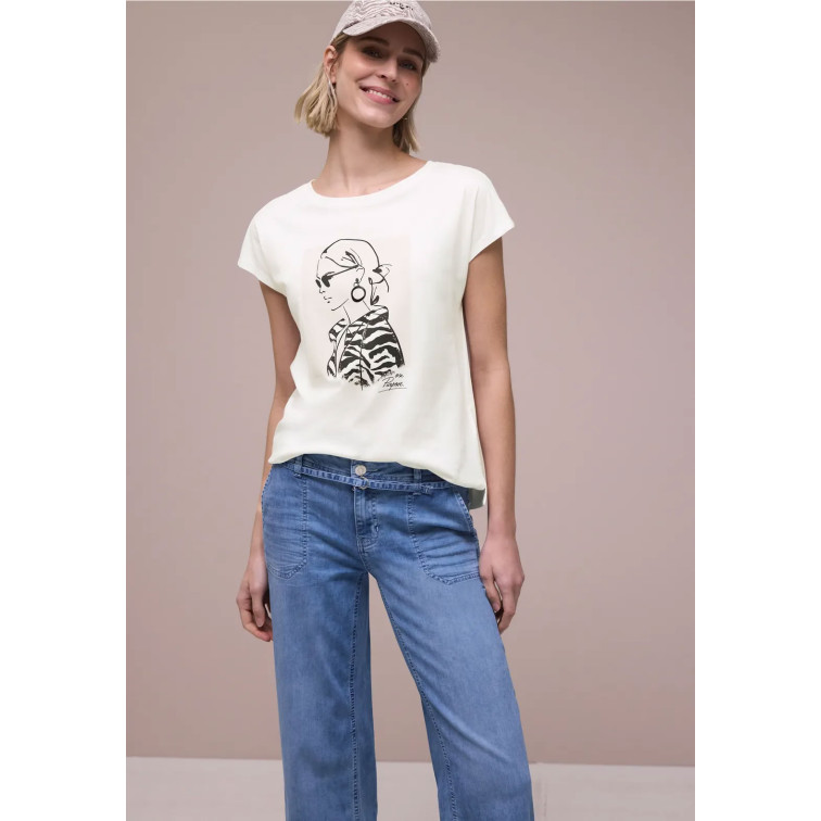 MUJER LADY PRINT SHIRT 30108