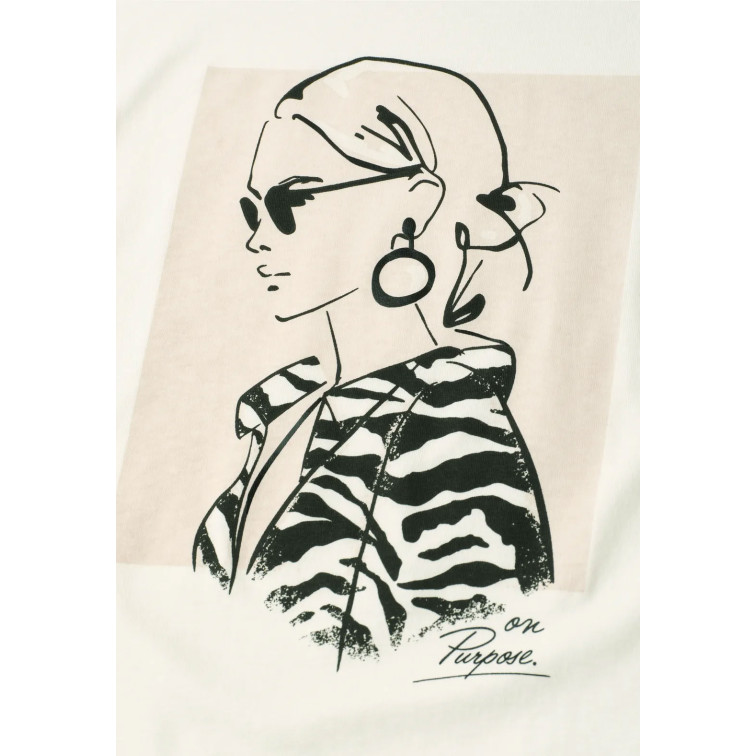 MUJER LADY PRINT SHIRT 30108