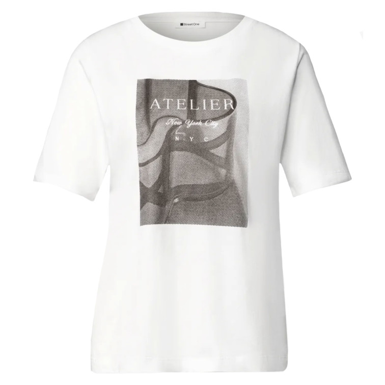 MUJER PHOTO PRINT SHIRT 20108