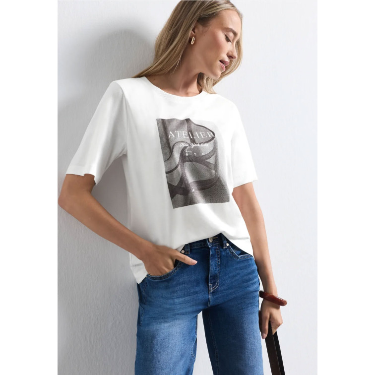 MUJER PHOTO PRINT SHIRT 20108