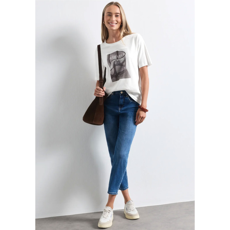 MUJER PHOTO PRINT SHIRT 20108