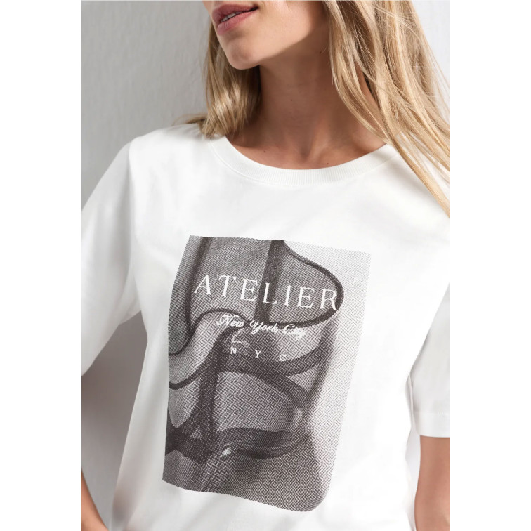 MUJER PHOTO PRINT SHIRT 20108