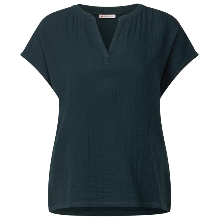 CAMISA MUJER  STREET MUSLIN SHIRTBLOUSE W SPLITNECK