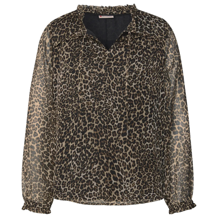 CAMISA MUJER  STREET CHIFFON BLOUSE W FRILL DETAILS