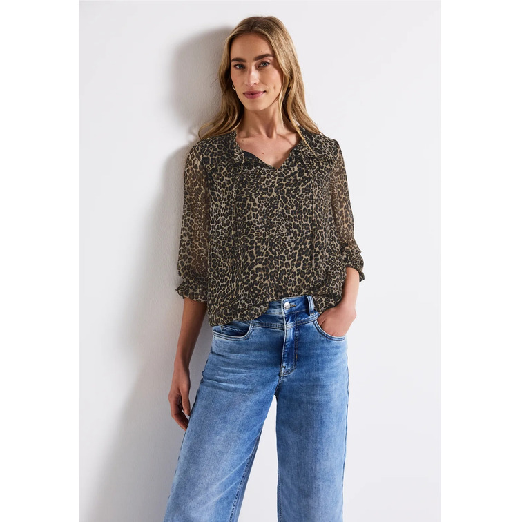 CAMISA MUJER  STREET CHIFFON BLOUSE W FRILL DETAILS