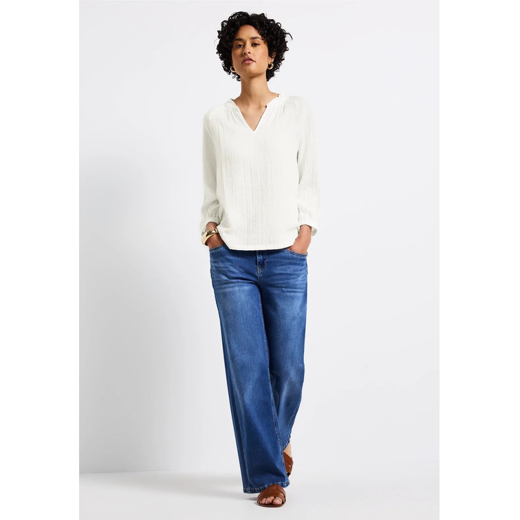 CAMISA MUJER  STREET MUSLIN TUNIC BLOUSE W FRILL