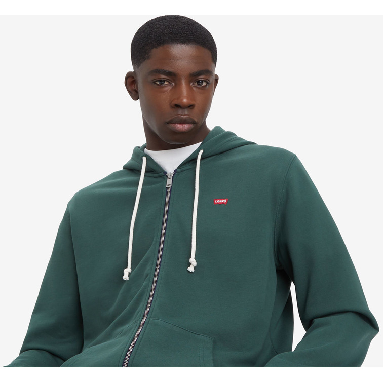 SUDADERA CON CAPUCHA HOMBRE LEVIS ORIGINAL CON CREMALLERA