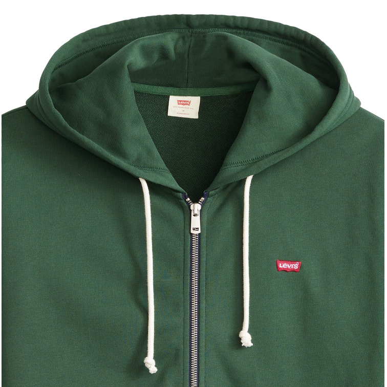 SUDADERA CON CAPUCHA HOMBRE LEVIS ORIGINAL CON CREMALLERA