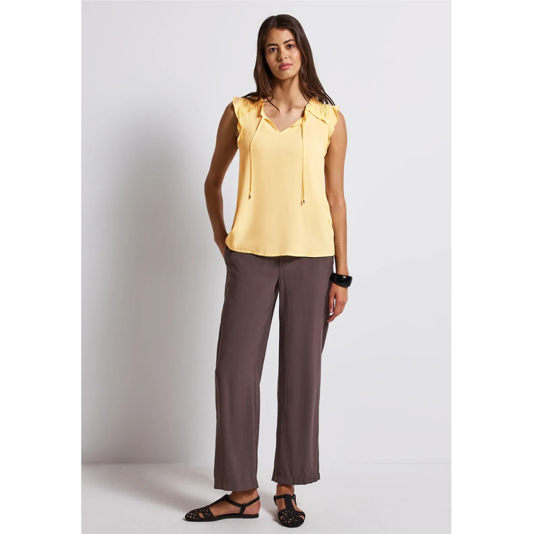 CAMISA MUJER  STREET TUNIC BLOUSETOP W FRILL DETAIL