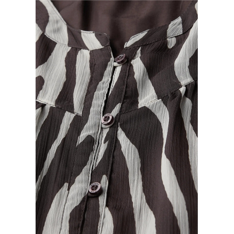 CAMISA MUJER  STREET PRINTED CHIFFON BLOUSE W PLACK